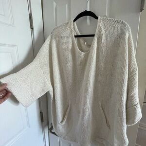 Free People poncho sweater